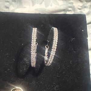 Elegant Silver Hoop Earrings